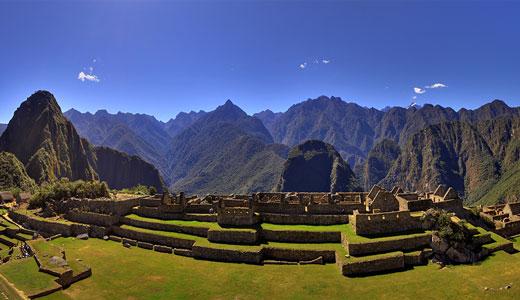 Machu Pichu fotografia panoramica 360 grados